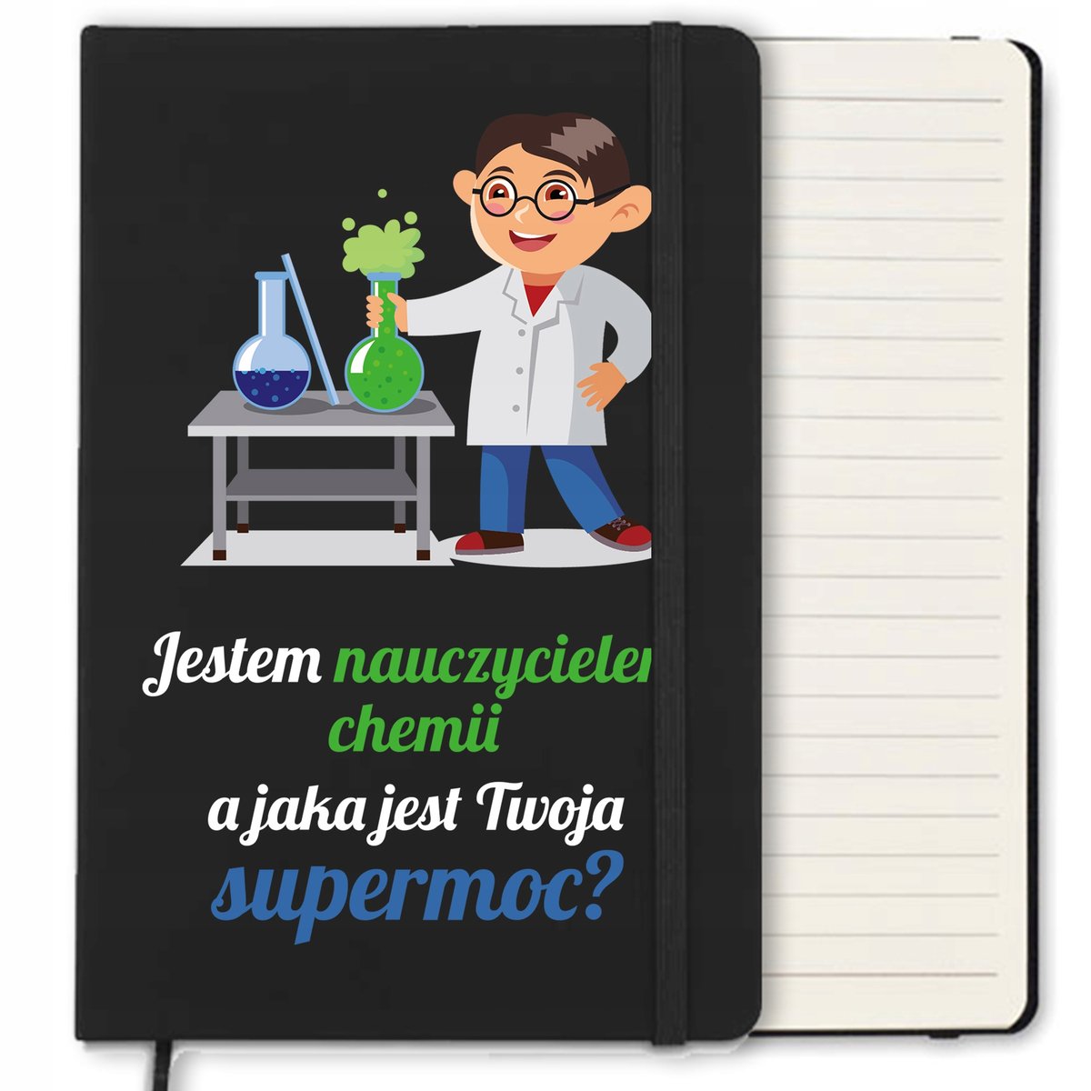 NOTES W LINIE 120 STR PREZENT DLA NAUCZYCIELA CHEMII DZIEŃ NAUCZYCIELA WZ