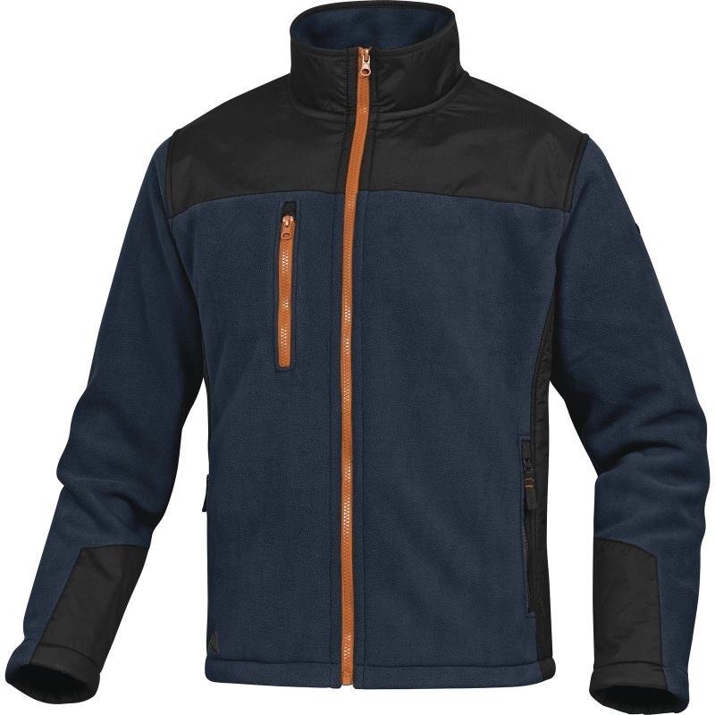 Gruba bluza z polaru 420 g/m² BRIGHTON 2 Delta Plus L szary/czarny