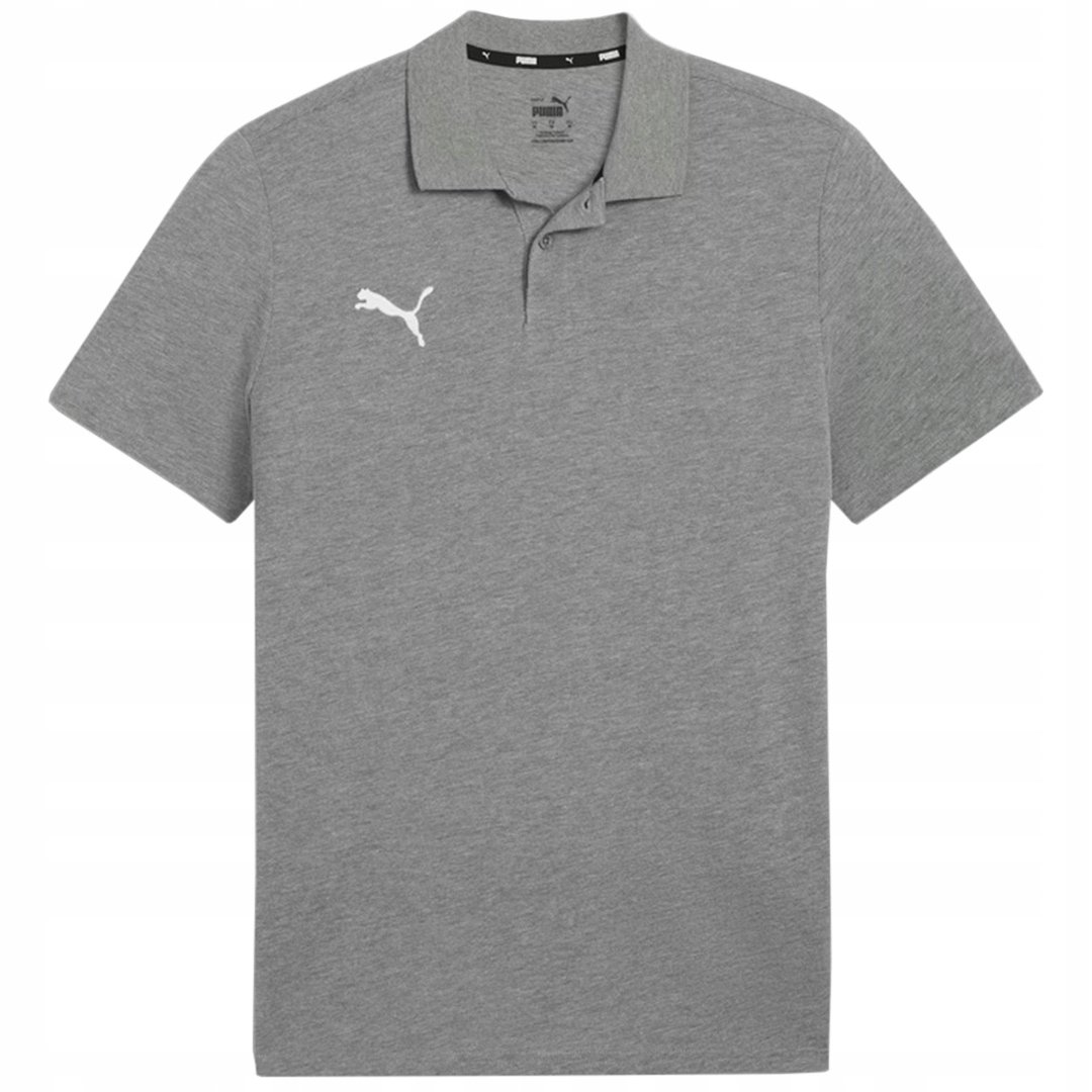 Koszulka męska Puma Team Goal Casuals Polo szara 658605 33 L