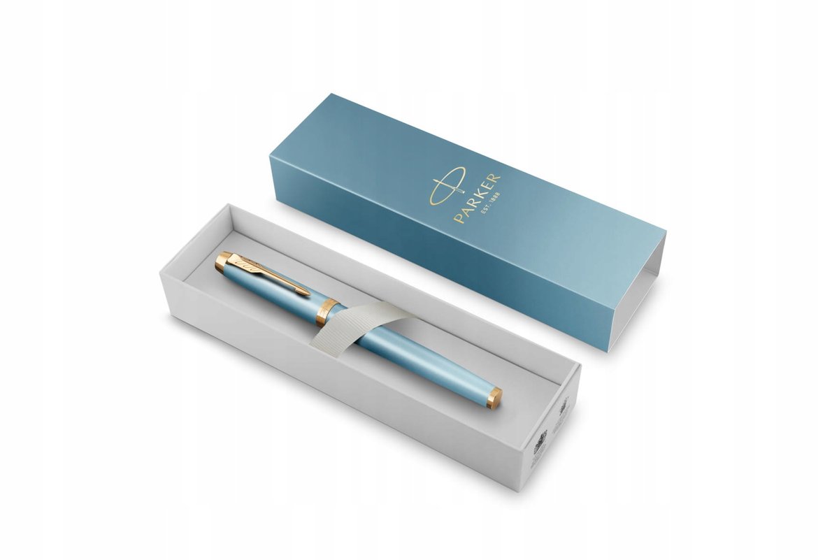 Pióro Kulkowe PARKER Im Rituals Turquoise GreenGt SATYNOWE BŁĘKITNE
