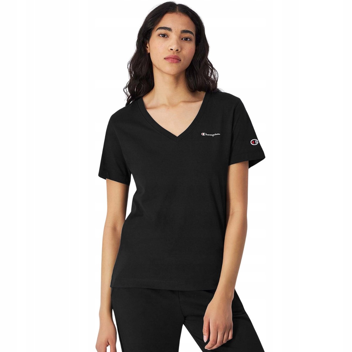 Koszulka damska Champion czarna 117536 KK001 L