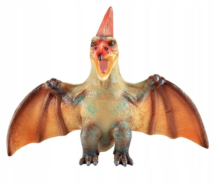 DUŻA FIGURKA DINOZAUR PTAK Z DŹWIĘKIEM VINYLOWY