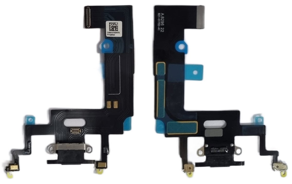 Taśma Złącze Ładowania Mikrofon Do Iphone Xr Czarny