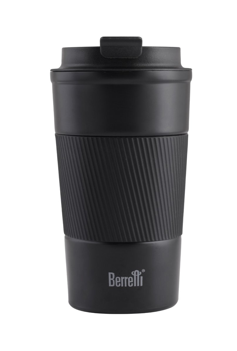 Berretti Kubek Termiczny Nierdzewny Czarny Na Kawę Herbatę Napoje 500Ml ...Termos