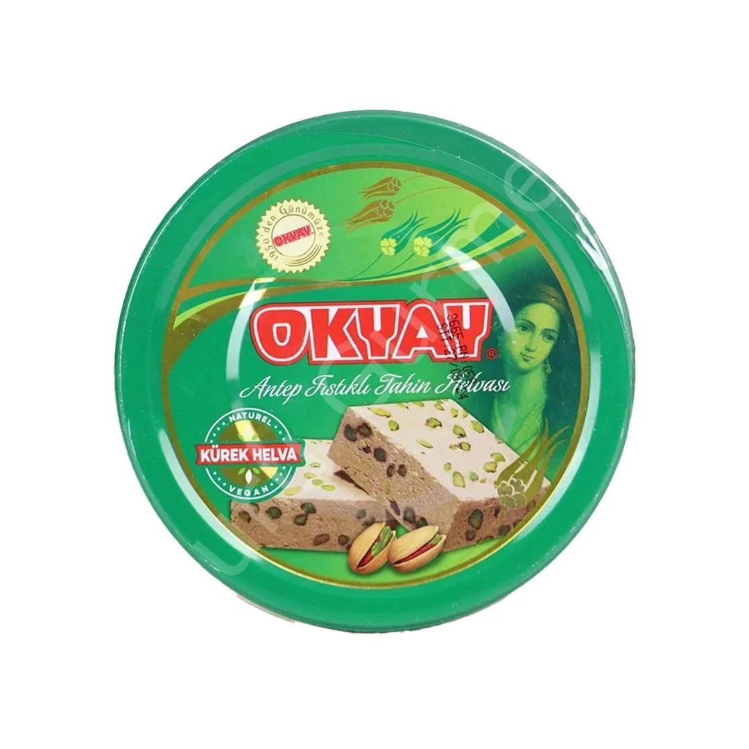 Helva Okyay z Pistacjami - Tradycyjny Turecki Smak 650g