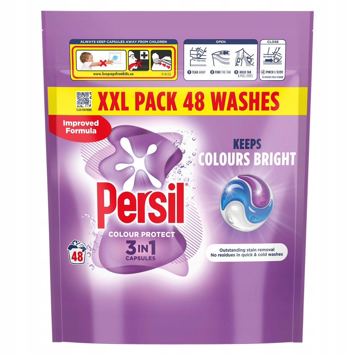 Persil Colour Protect 3 w 1 kapsułki do prania 48 prań UK
