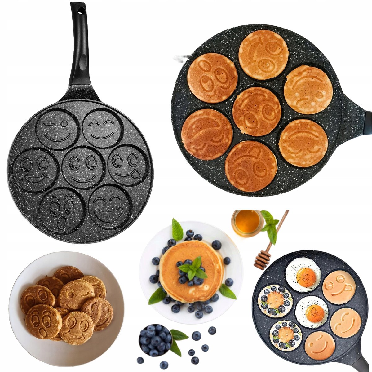 Patelnia Do Jajek I Placków Naleśników 26 cm Non-stick (Nieprzywierająca)