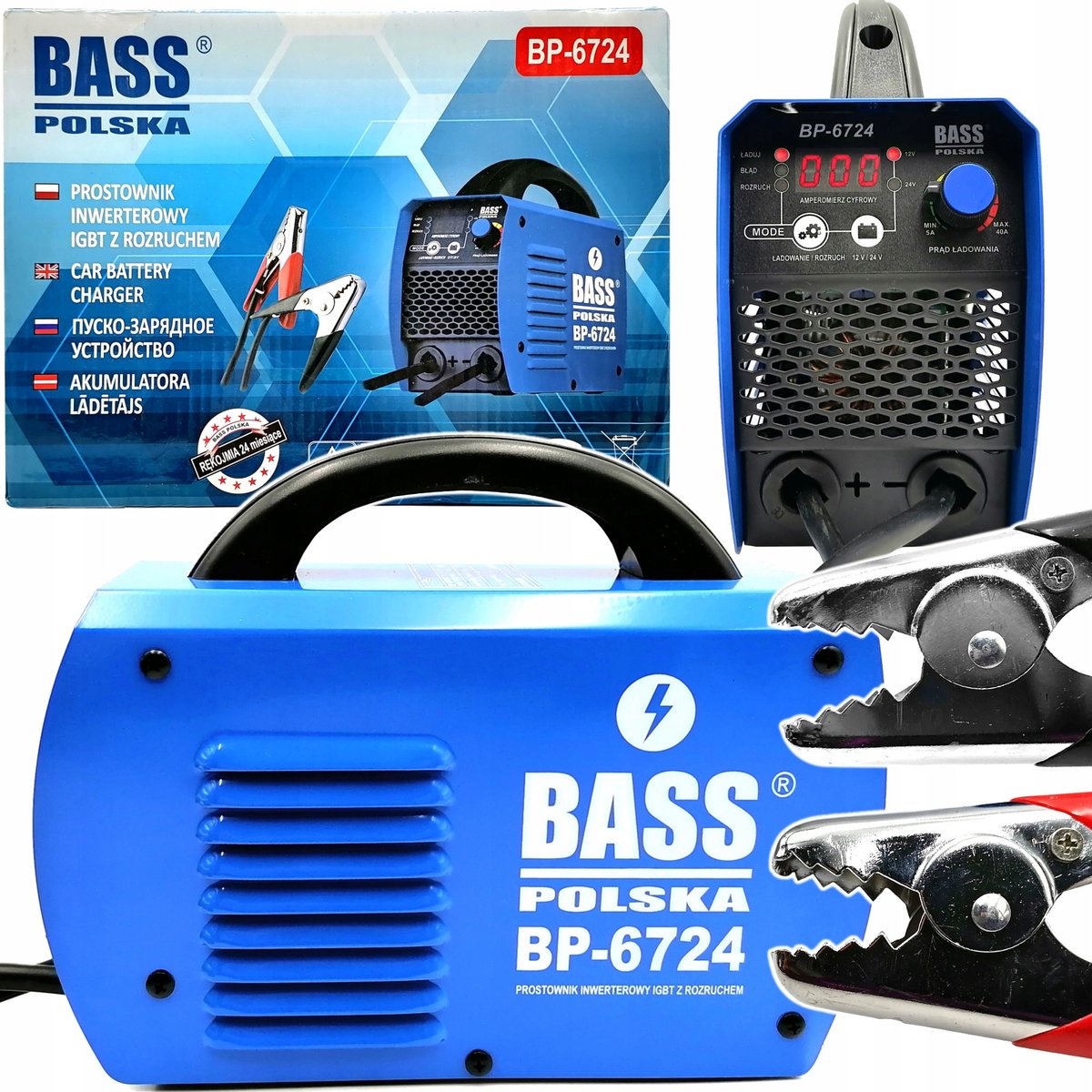 Bass Polska BP-6724 PROSTOWNIK Z ROZRUCHEM INWERTEROWY IGBT 50 A ~ 500