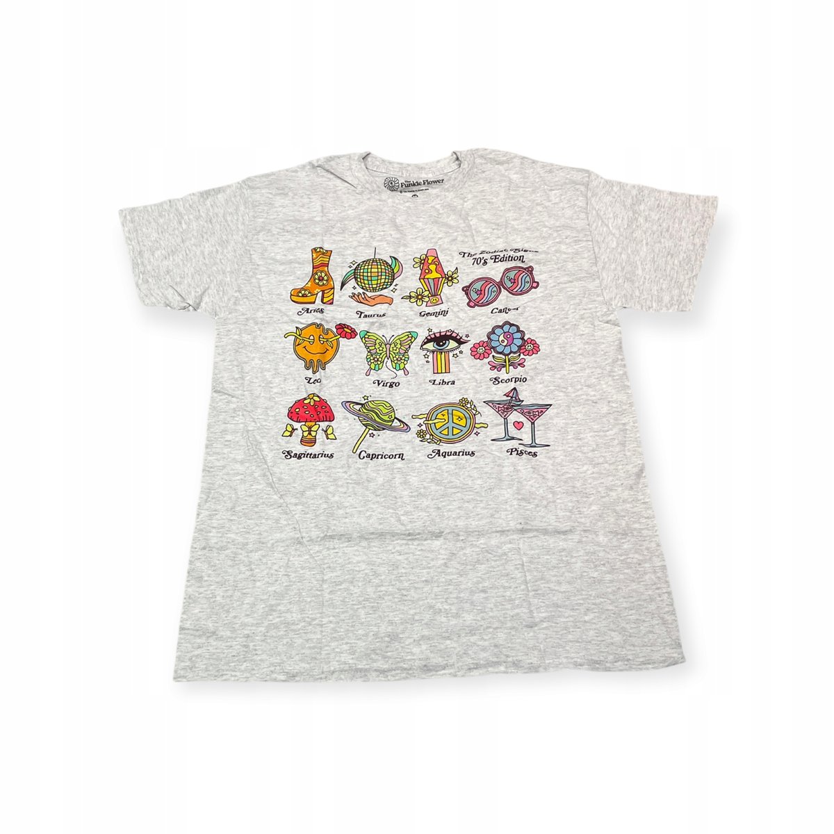 Koszulka T-shirt męski okrągły dekolt SPENCER'S FUNKIE FLOWER M