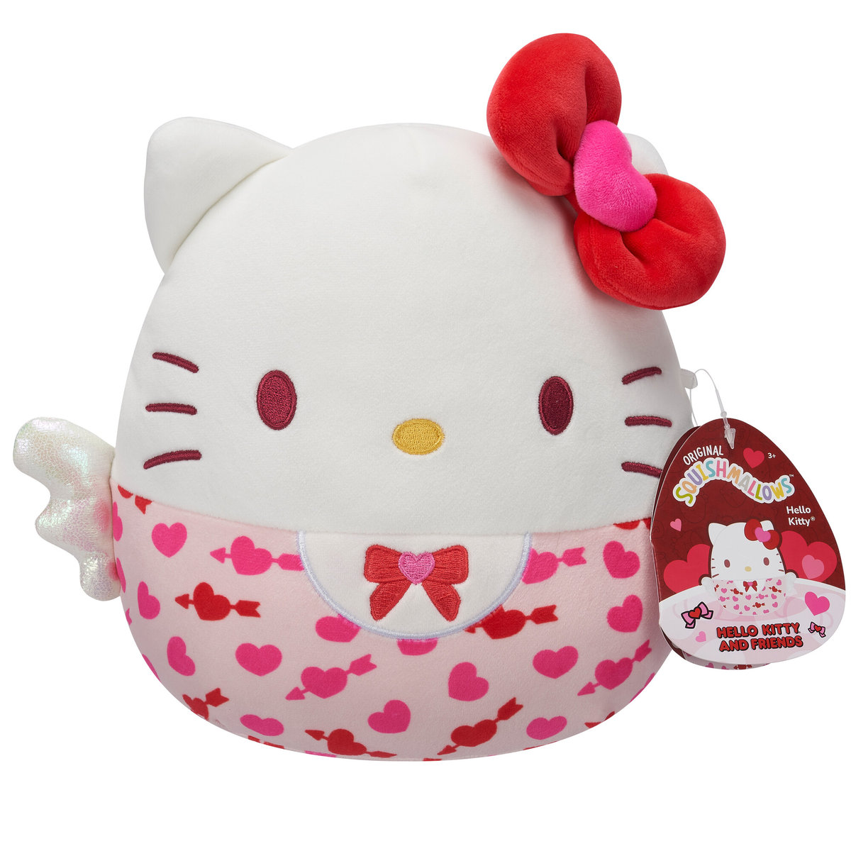 Squishmallows Sanrio Hello Kitty Walentynki Maskotka Hello Kitty 20 Cm