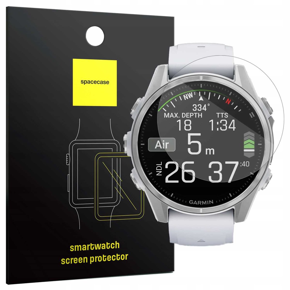 SC SW Glass 2.5D Garmin Fenix 8 43mm