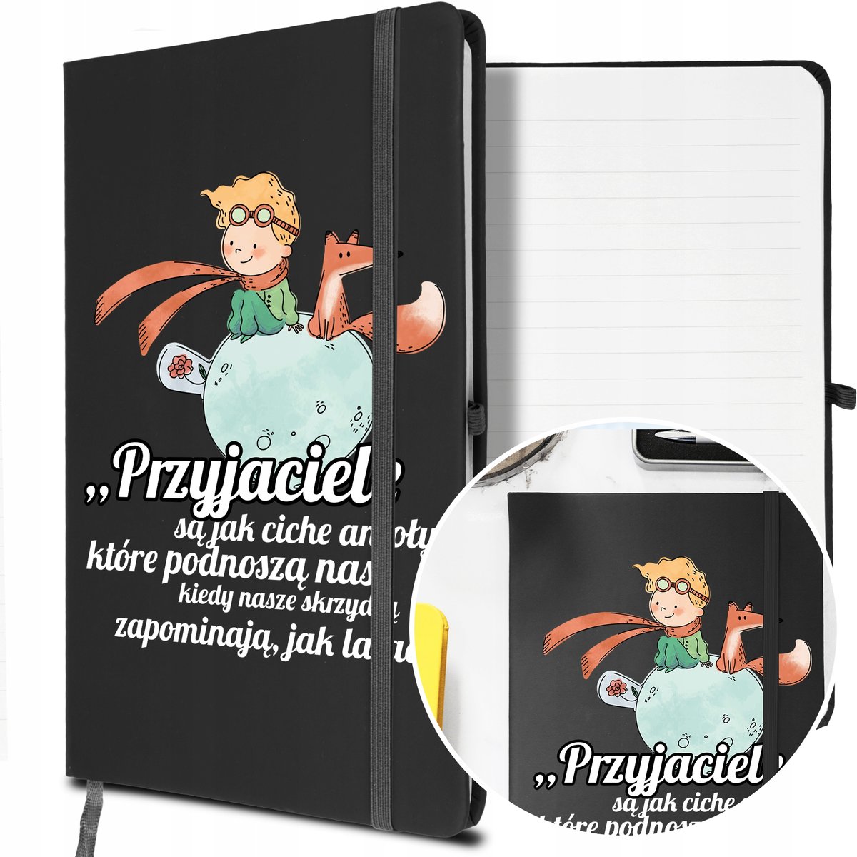 NOTES A5 z Gumką Prezent dla PRZEDSZKOLANKI Wzory