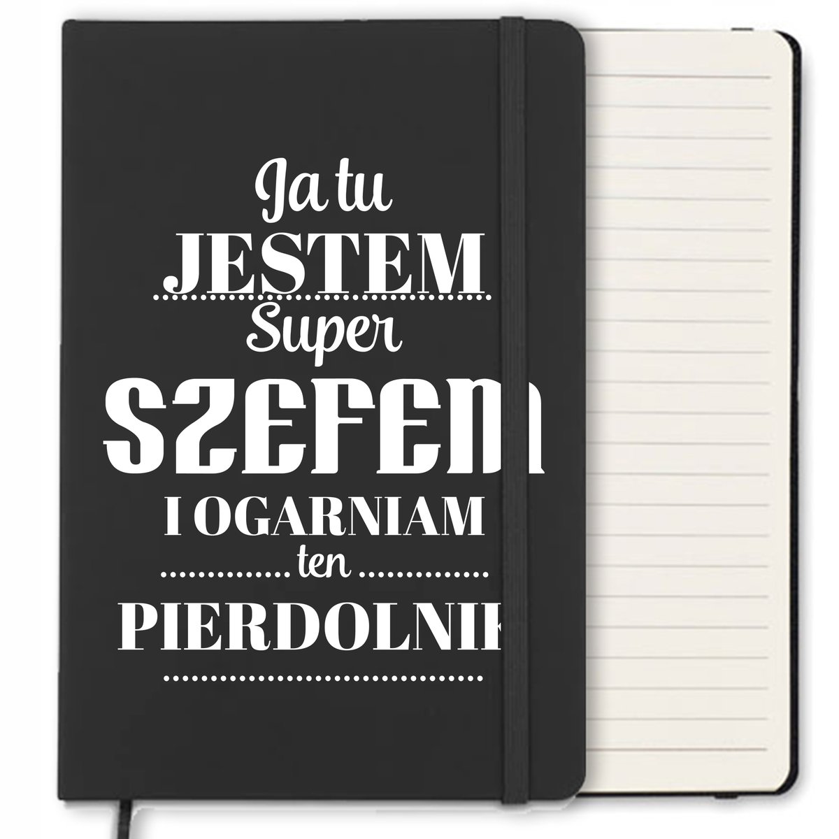 NOTES W LINIE 120 STRON PREZENT DLA SZEFA NA KAŻĄ OKAZJĘ SUPER SZEF WZORY