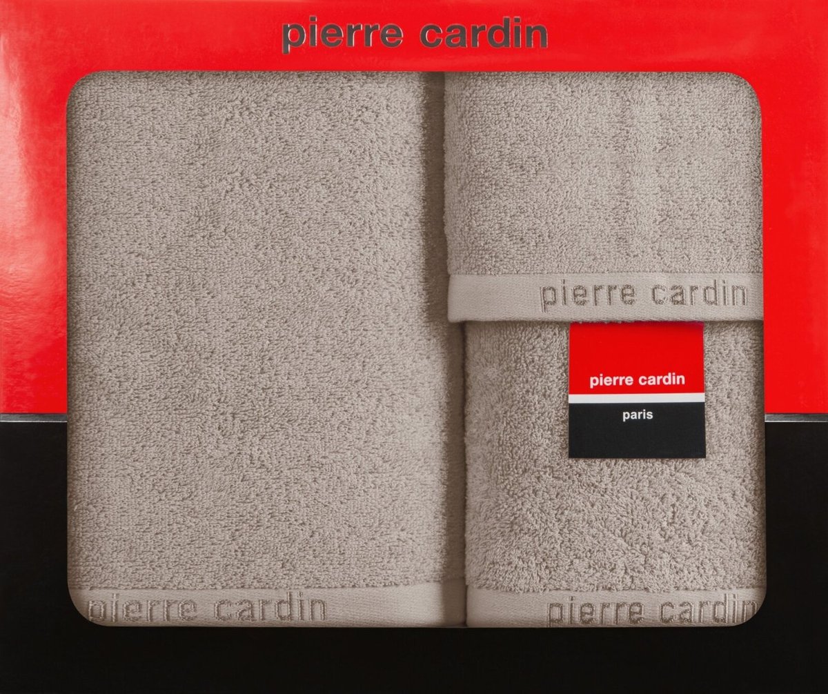 Komplet Ręczników 3Szt Pierre Cardin Ciemnobeżowy