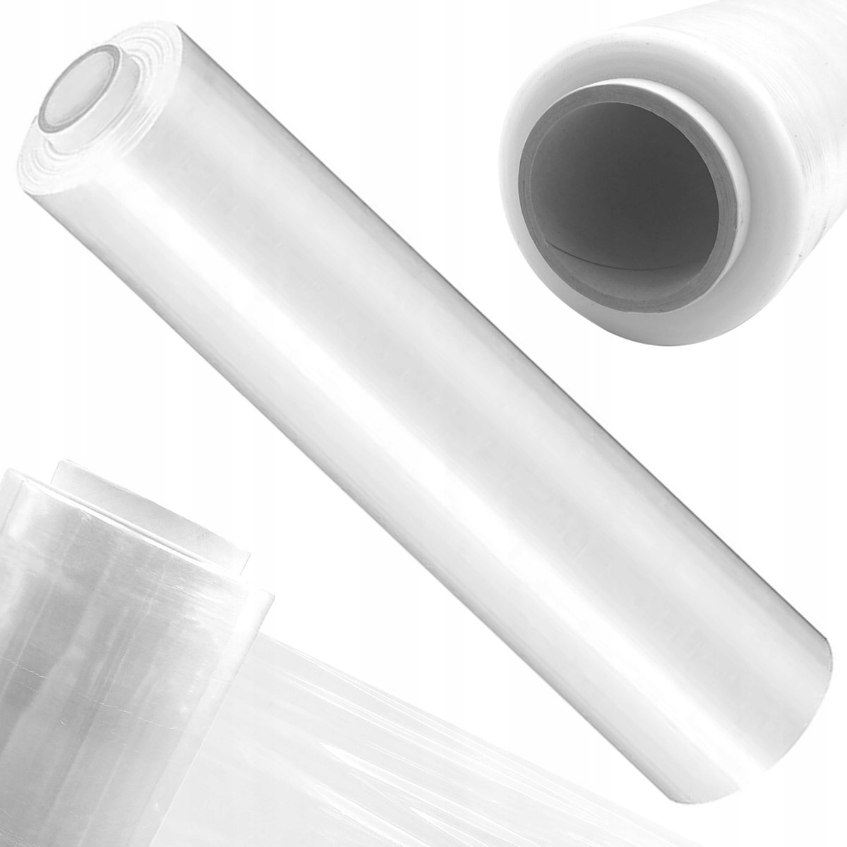 FOLIA BEZBARWNA STRETCH ECO STRECZ ROLKA 300m 1.8kg = 3kg