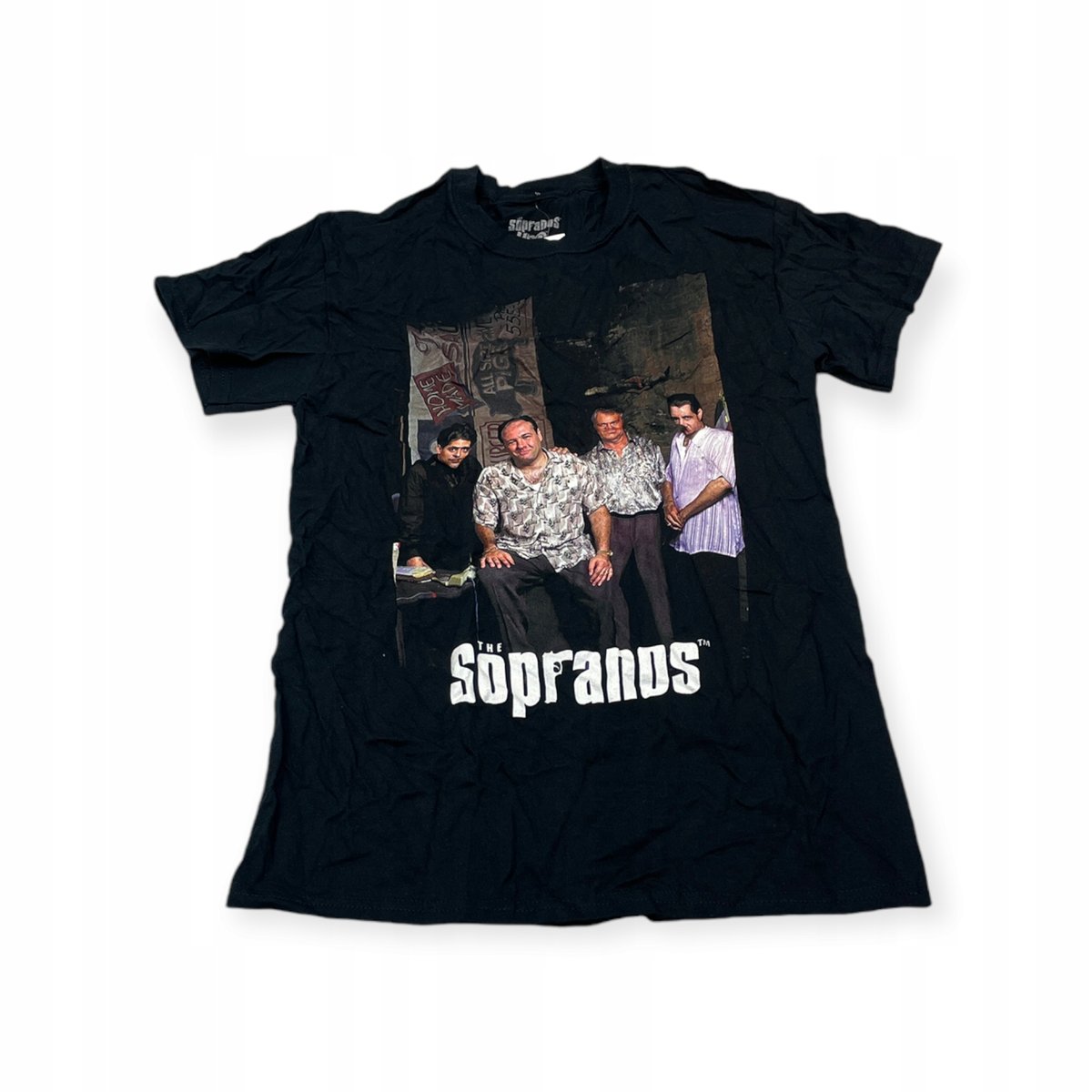 Koszulka T-shirt damski okrągły dekolt SPENCER'S SOPRANOS HBO S