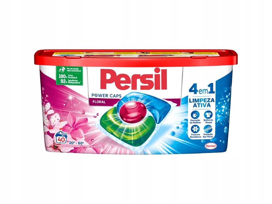 PERSIL COLOR POWER CAPS FLORAL KAPSUŁKI DO PRANIA 40 sztuk