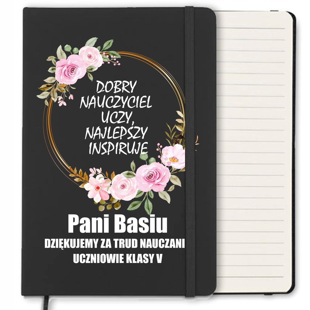 NOTES 120 STR PREZENT DLA NAUCZYCIELA DZIEŃ NAUCZYCIELA PERSONALIZOWANY WZ