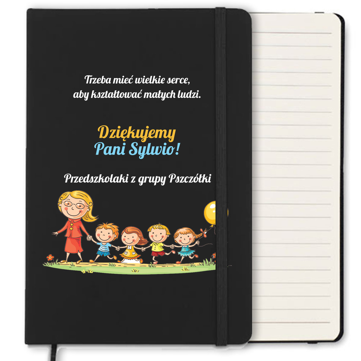 NOTES W LINIE 120 STRON CZAR PREZENT DLA WYCHOWAWCZYNI DZIEŃ NAUCZYCIELA WZ