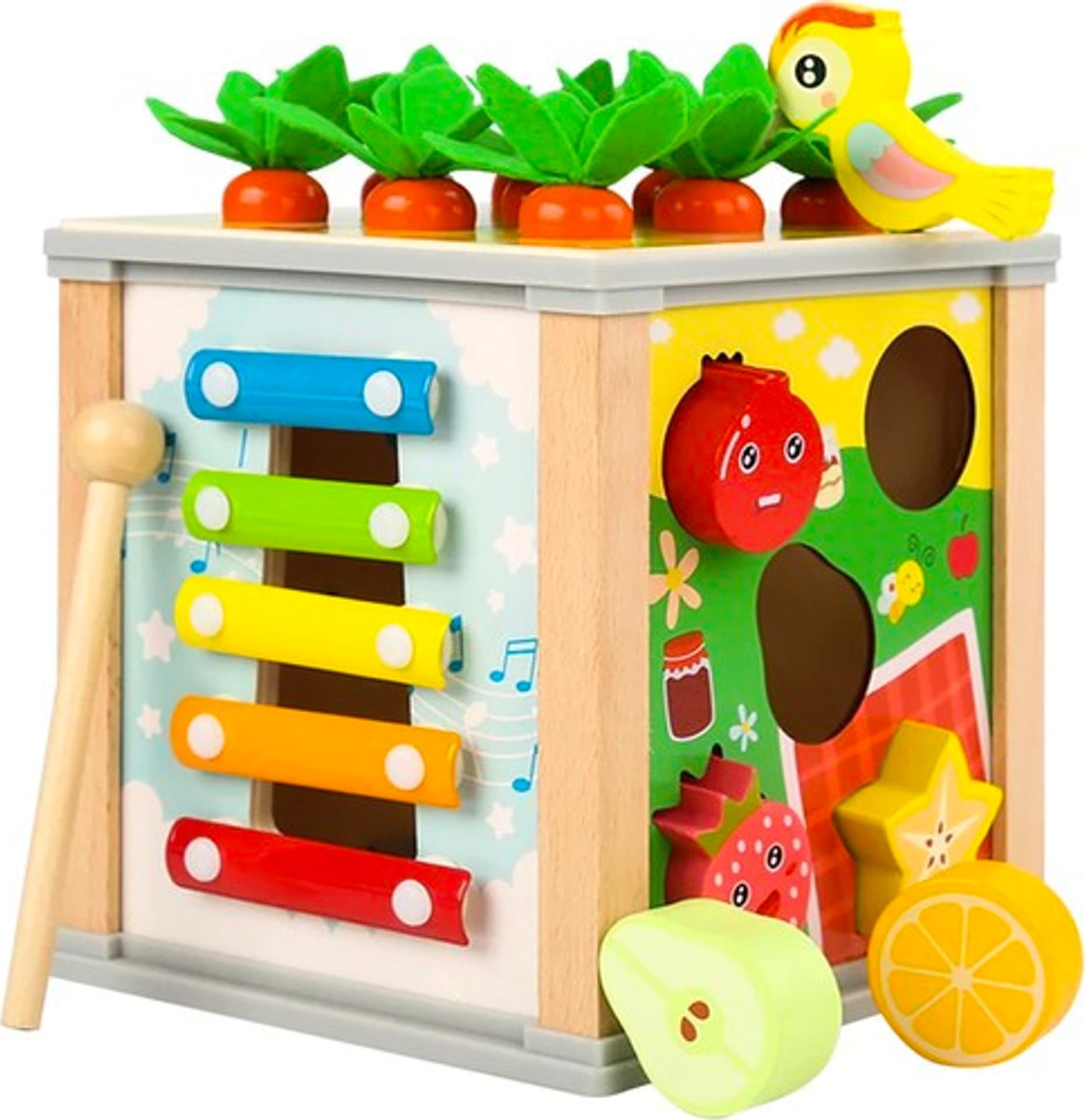 Kruzzel Kostka edukacyjna drewniana- sorter Kruzzel 22566