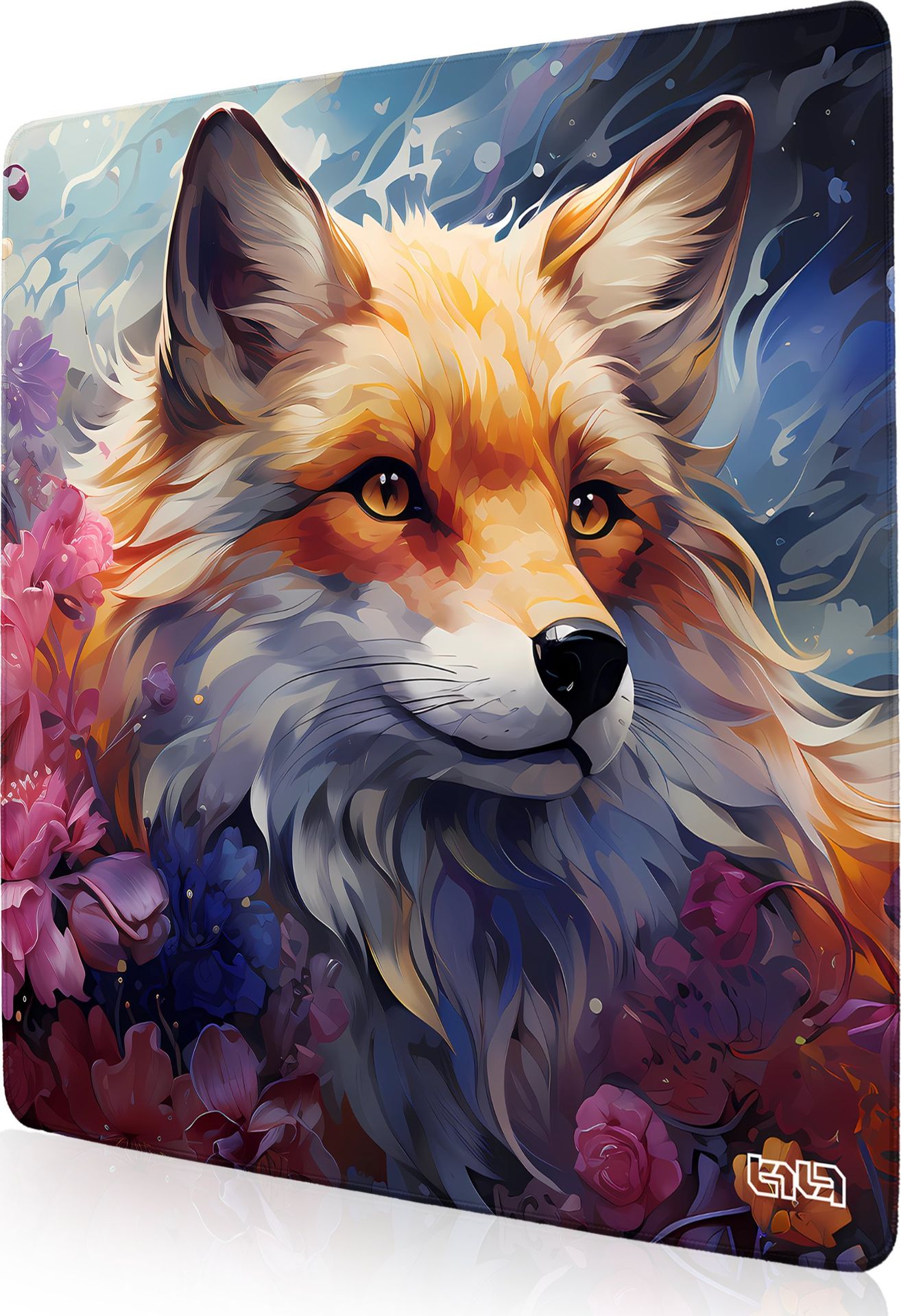 Podkładka Tilt PODKŁADKA POD KLAWIATURĘ Kwiecisty Lis 50x50 TILT Wodoodporna Duża