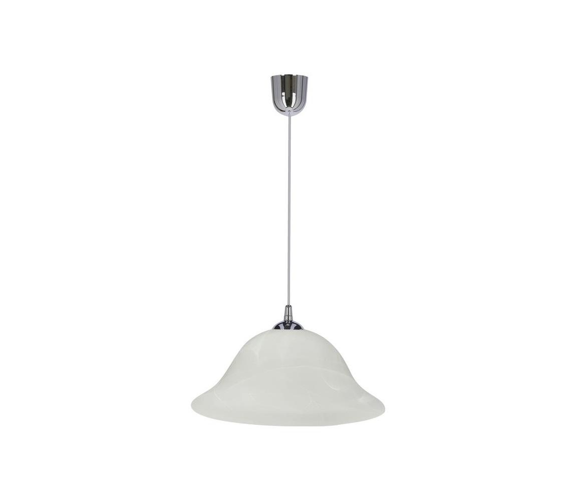 Żyrandol na lince VERA 1xE27/60W/230V chrom błyszczący/biały