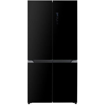 Lodówka BERG CZW190NBG03 No Frost 190.2cm Czarne szkło