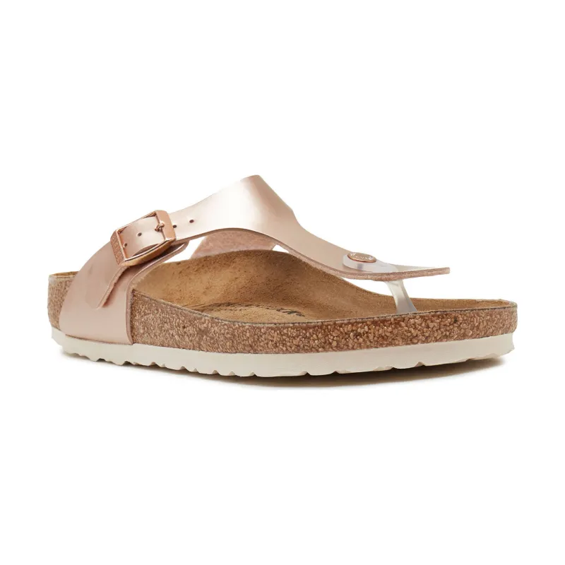 Birkenstock Japonki Gizeh z dodatkiem skóry