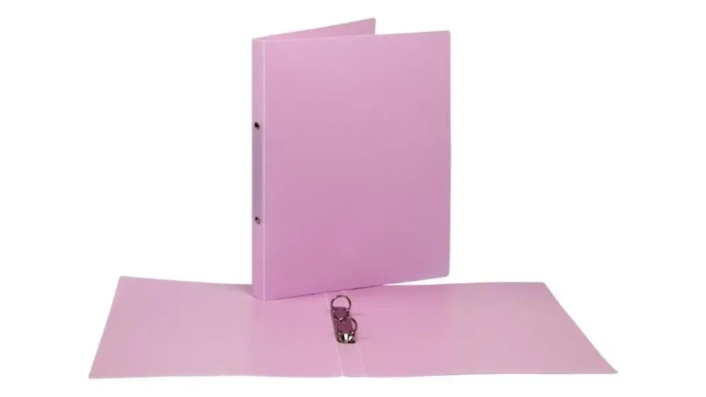Segregator A4 PP 2cm 2R pastel różowy - Biurfol