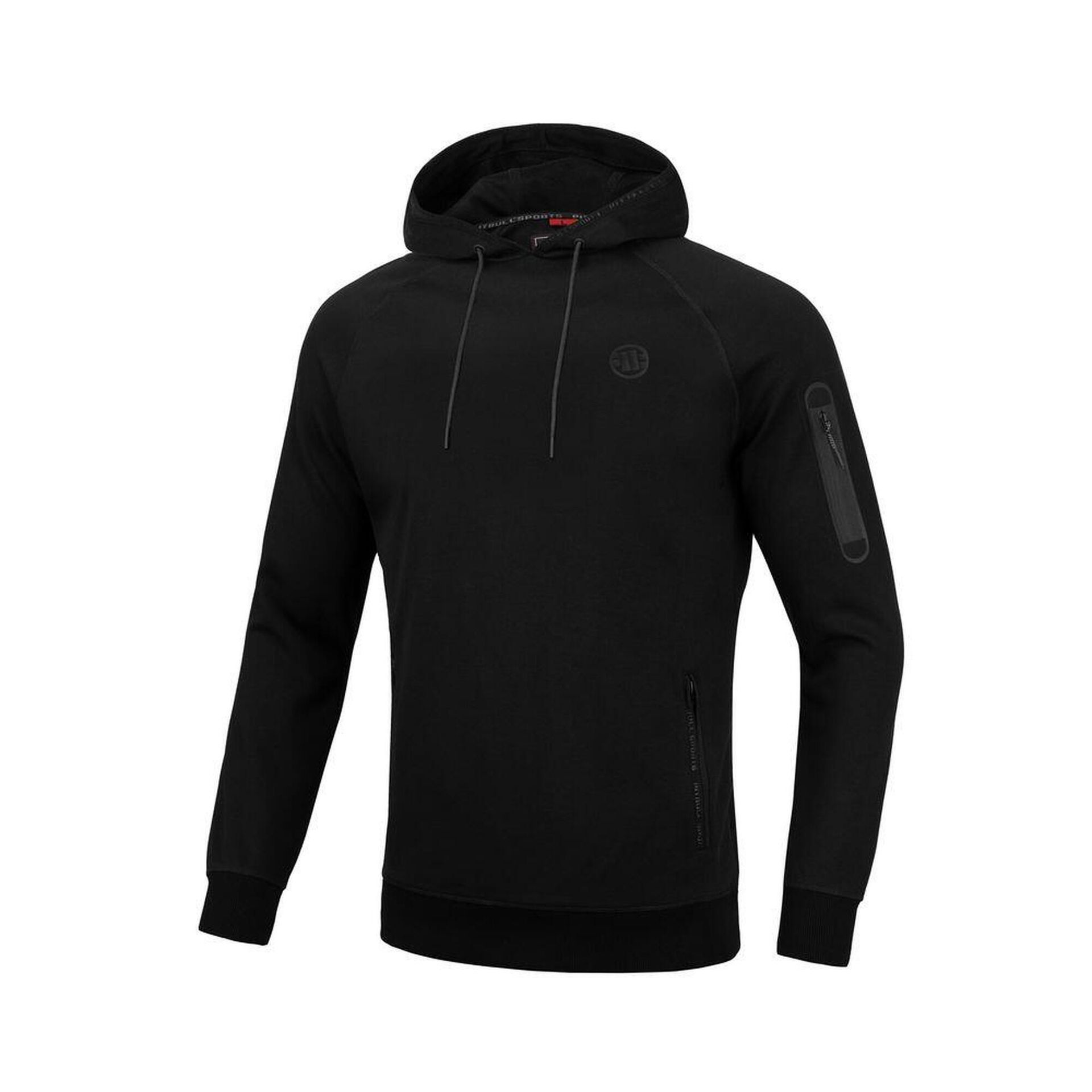 Bluza z kapturem Pit Bull 300 Interlock Bermuda '24 - Czarna L
