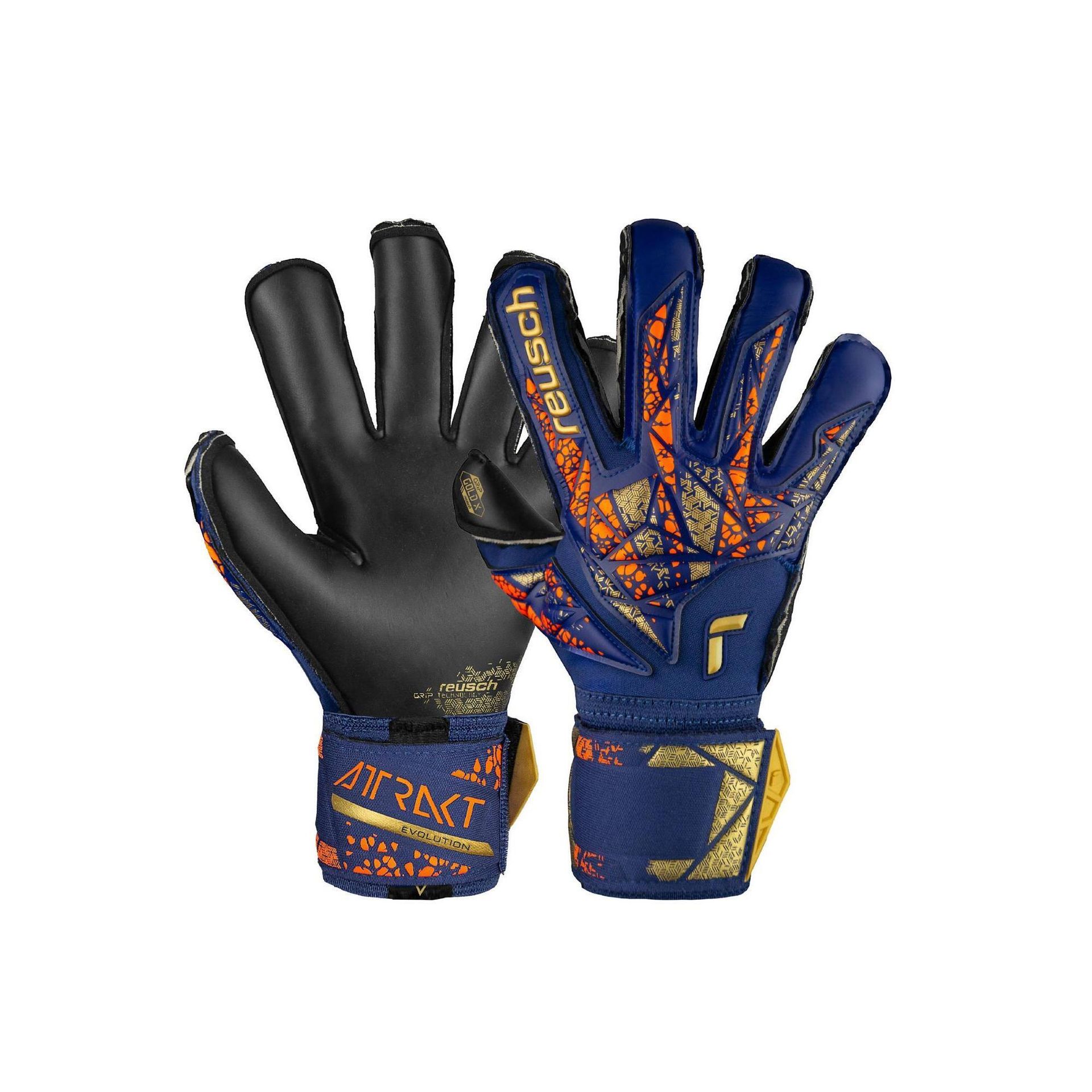 Rękawice Reusch Attrakt Gold X Evolution 54 70 964 4411 granatowy 8