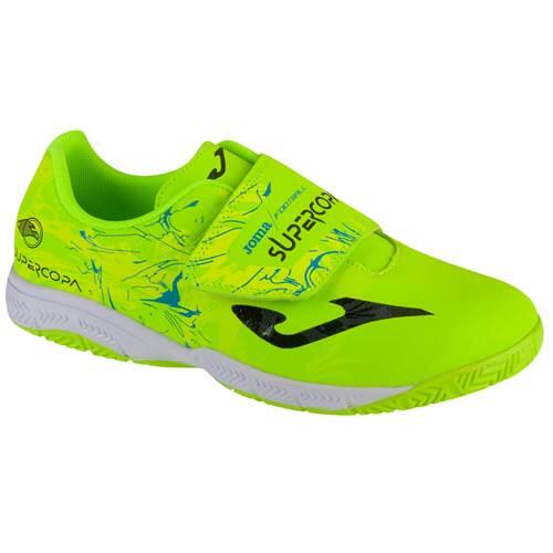 Joma Super Copa Jr 2409 IN SCJW2409INV, dla chłopca, buty halowe - halówki, Żółty