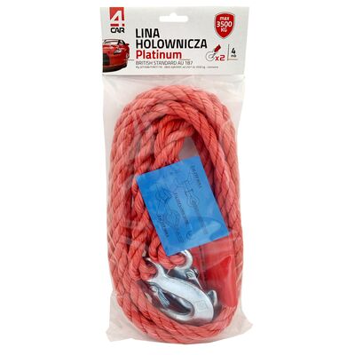 Linka holownicza z hakiem 3500 kg atest 4Car