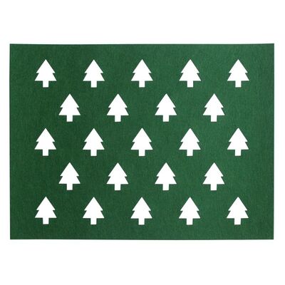 Podkładka filcowa FERIO 40 x 30 cm zielony