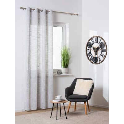 Zasłona z kółkami VIENTO 140 x 260 cm, kolor szary