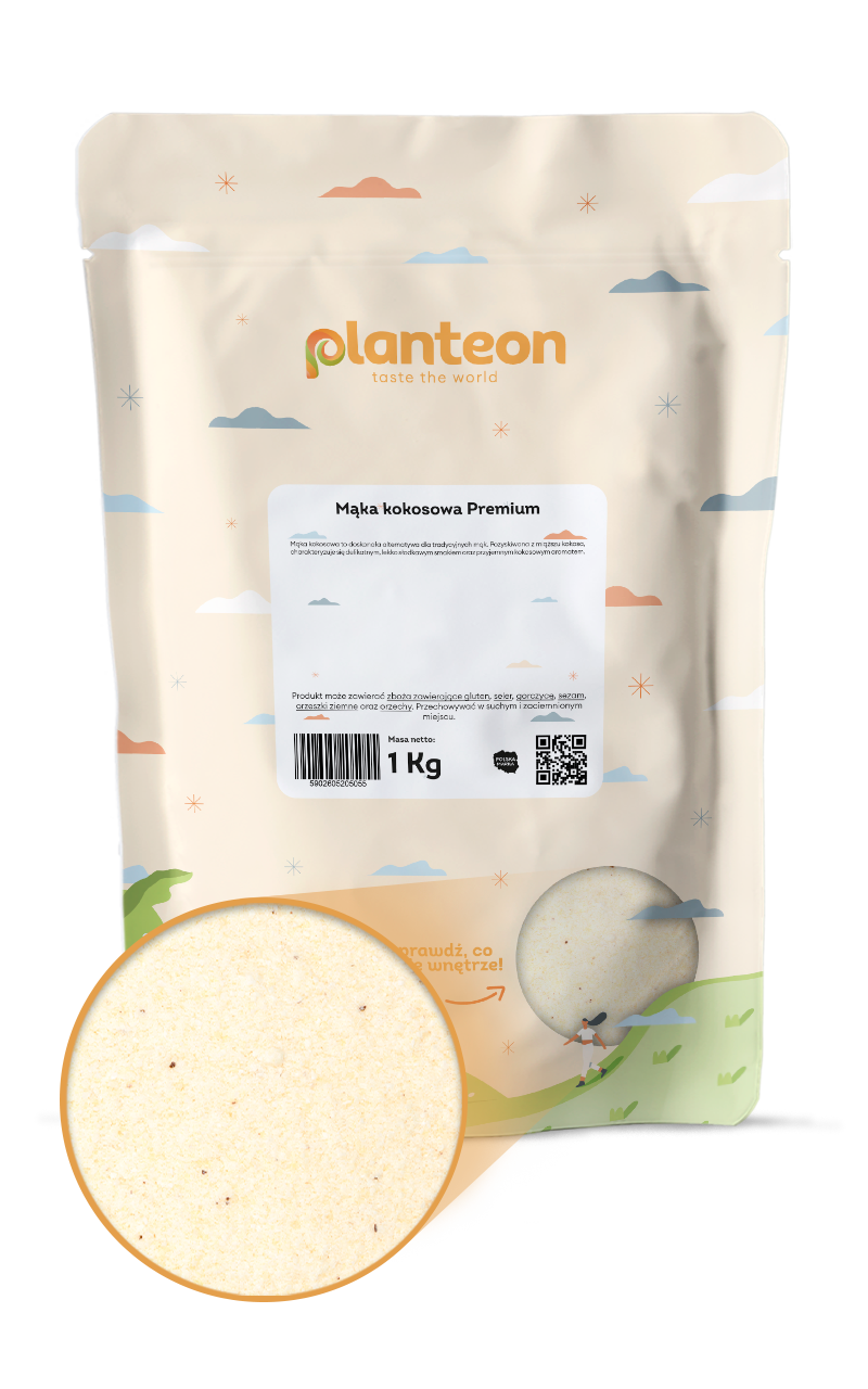 Mąka kokosowa Premium 1kg