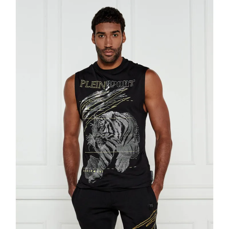 Plein Sport Tank top Lamina Tiger Regular Fit