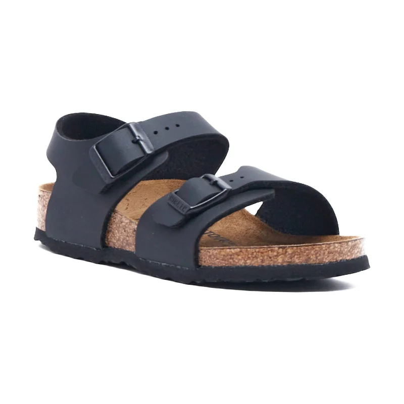 Birkenstock Sandały New York z dodatkiem skóry