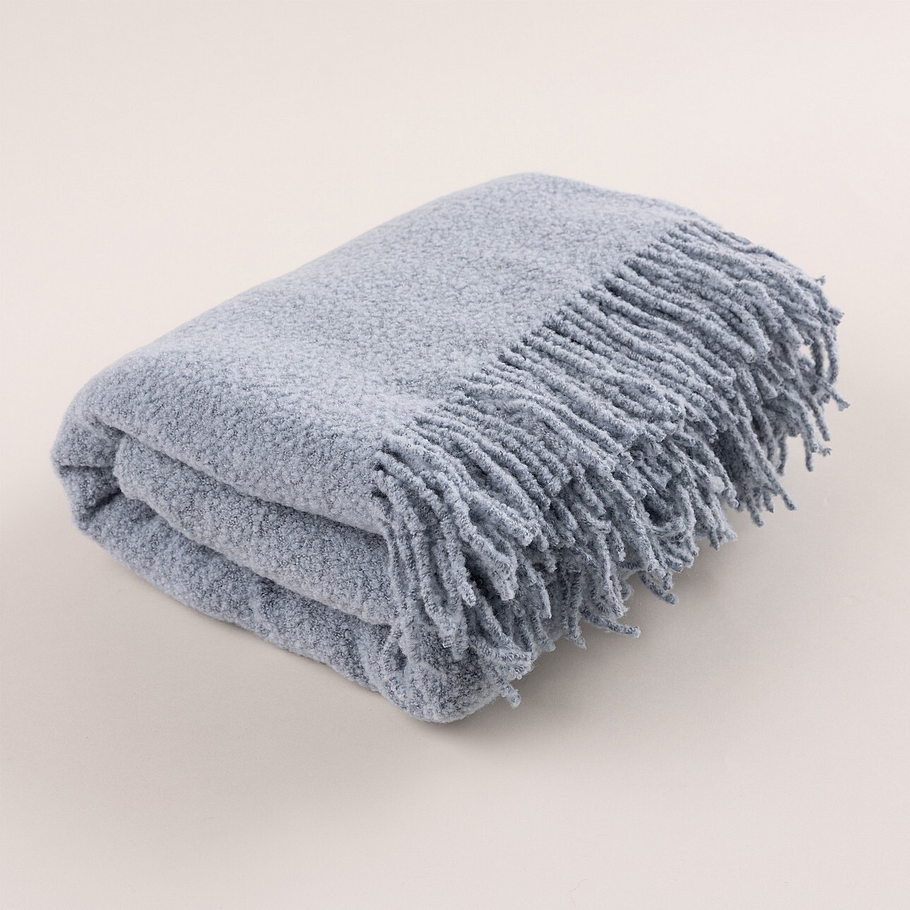 Pled Boucle 140x200 cm dusty blue