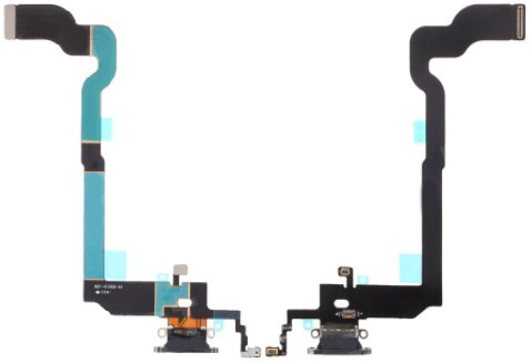 TAŚMA ZŁĄCZE ŁADOWANIA MIKROFON DO iPhone X CZARNY