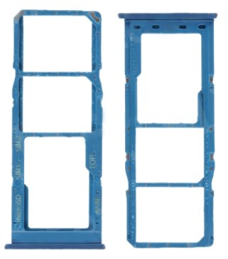 Szufladka Tacka Karty Sim Do Samsung A12 A125 Niebieski