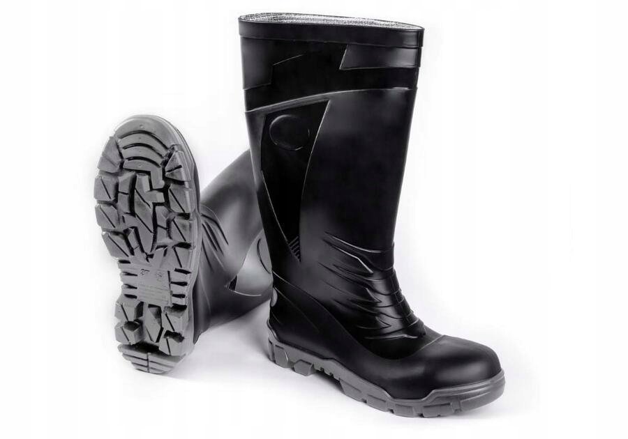 Kalosze Gumowce Do Pracy Ochronne Czarne Howard Rozmiar 40 S-78073 Stalco