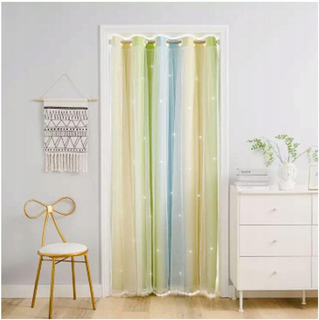 2SZT. ZASŁONA ZACIEMNIAJĄCA W GWIAZDY 135 x160cm