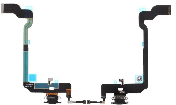 TAŚMA ZŁĄCZE ŁADOWANIA MIKROFON DO iPhone XS CZARNY