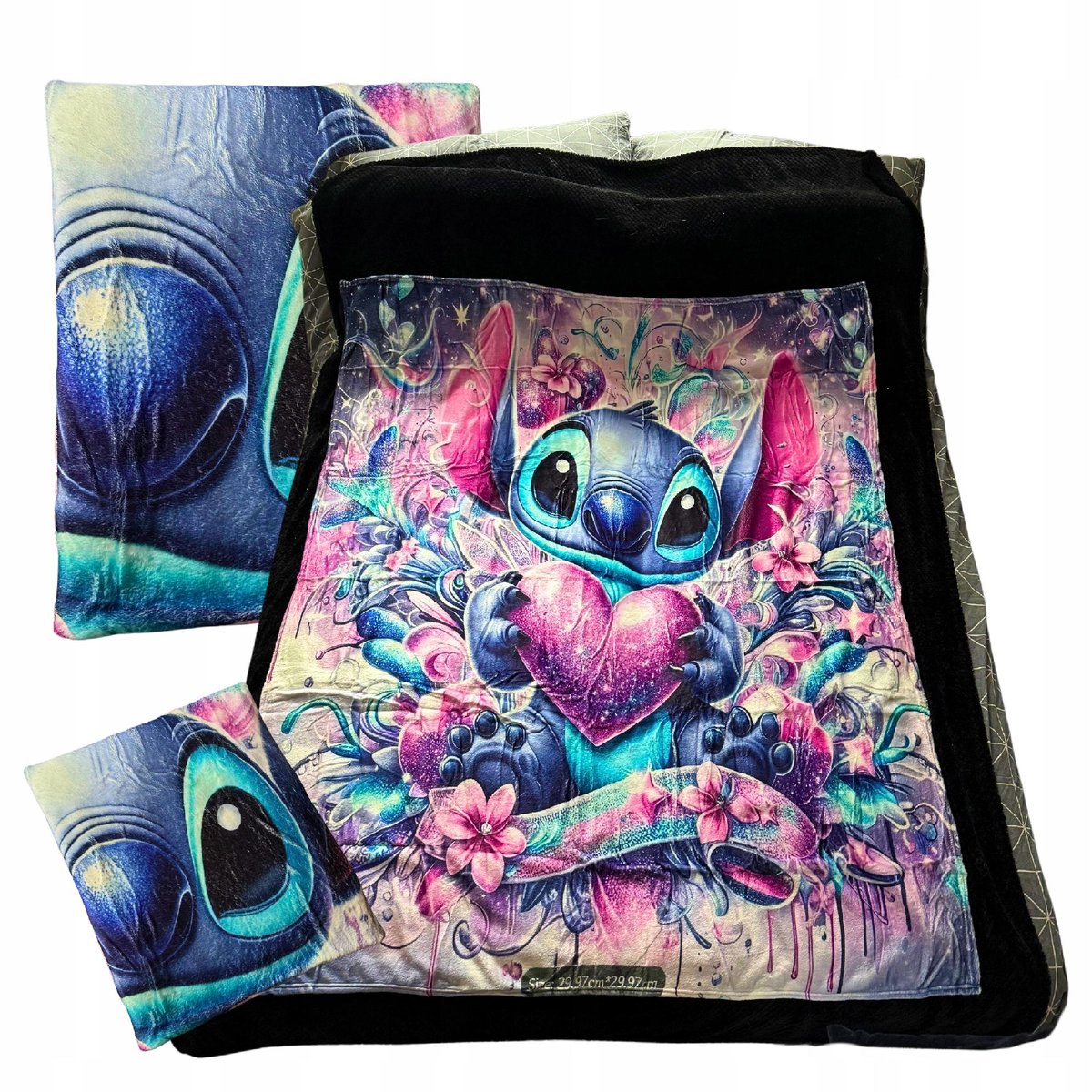 Koc Kocyk Lilo I Stich Zimowy Ciepły Polarowy Stitch Narzuta 130x150