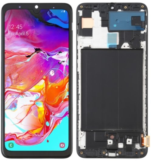 WYŚWIETLACZ EKRAN OLED + RAMKA DO SAMSUNG A70 A705