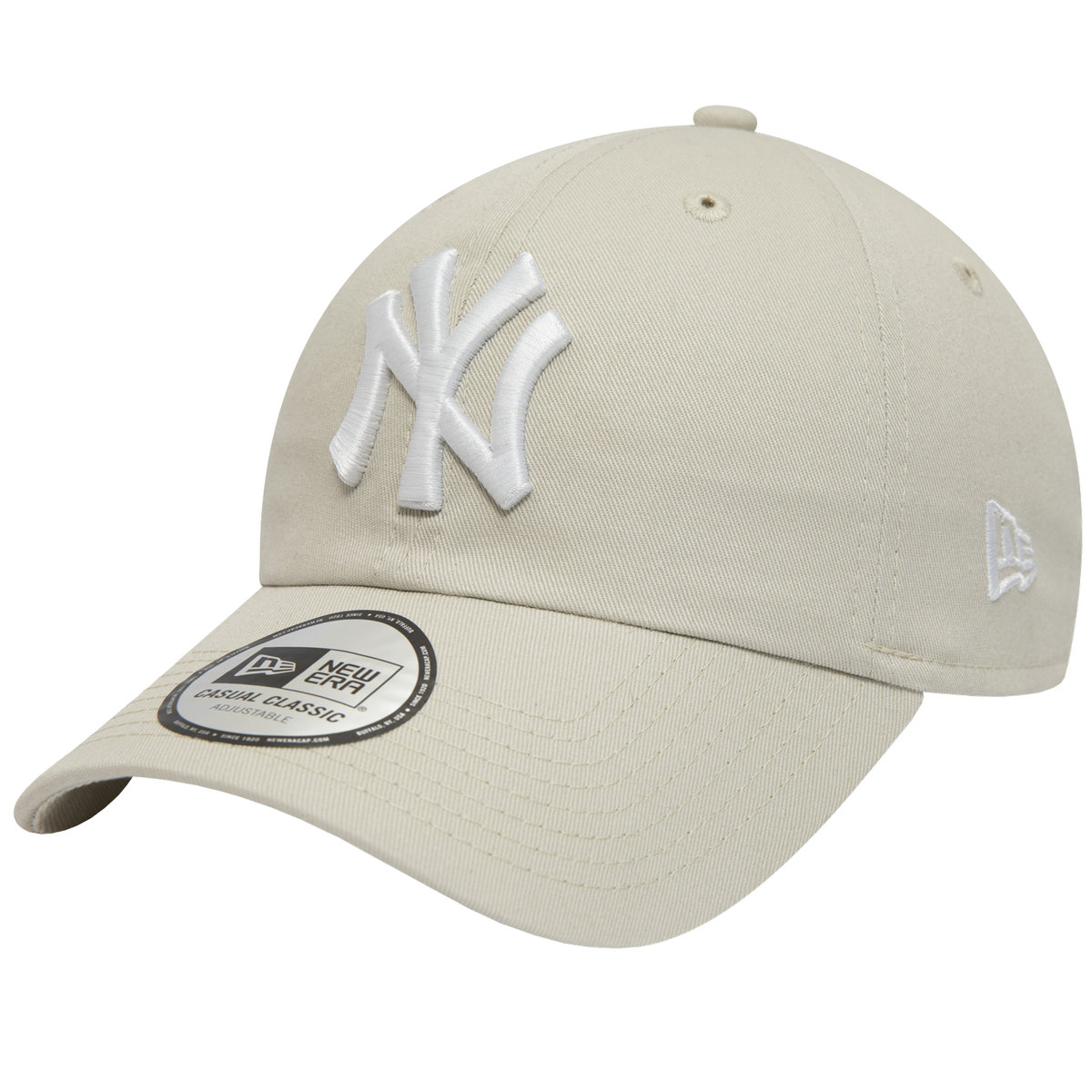 New Era 9TWENTY League Essentials New York Yankees Cap 60348843, Kobieta, Czapka z daszkiem, Beżowy