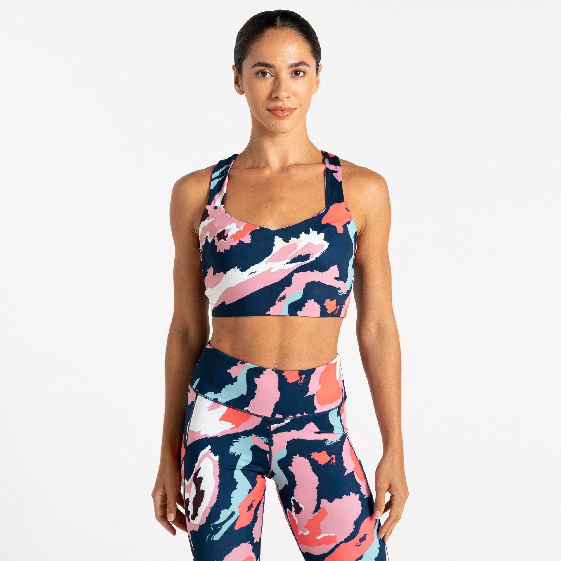 Dare 2b - Damski Biustonosz Sportowy Swift III Niebieski, Rozmiar: XL