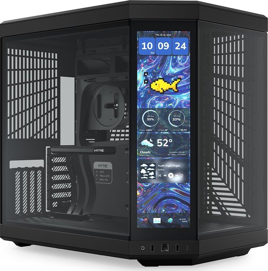 Obudowa Hyte Y70 Touch Infinite czarna CS-HYTE-Y70TTI-BB