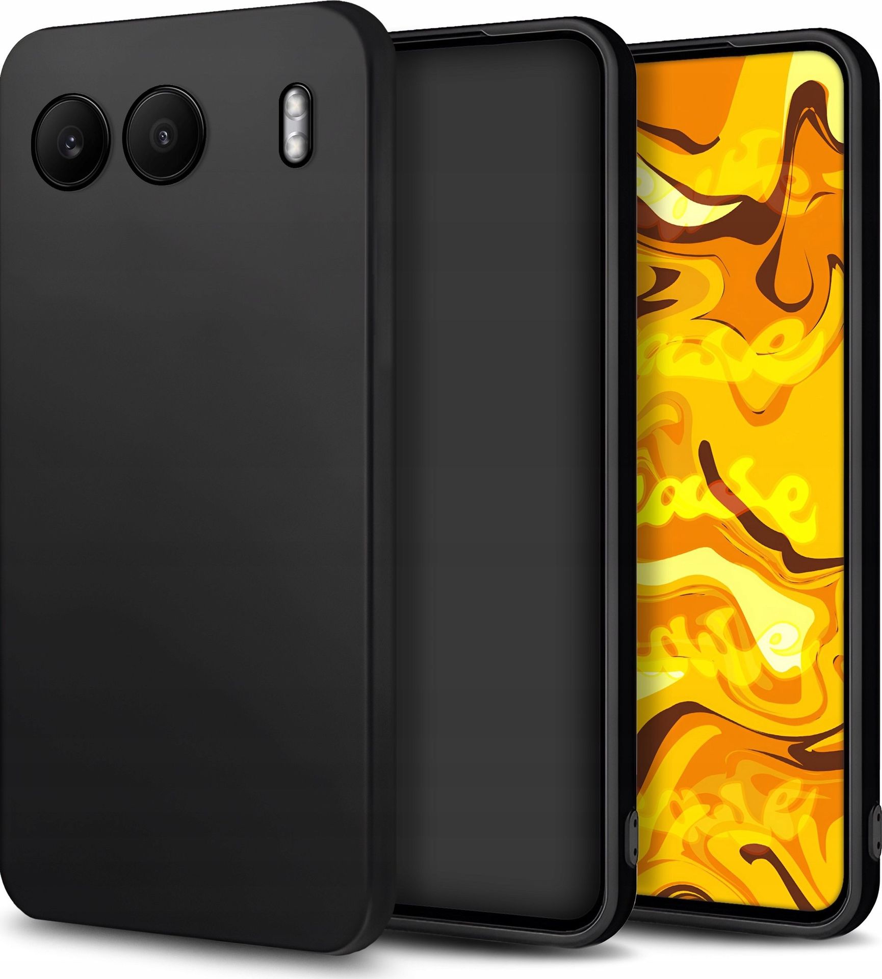 Hello Case ETUI DO ONEPLUS NORD 4 GUMOWE OBUDOWA CZARNE MATOWE SILIKON POKROWIEC SLIM